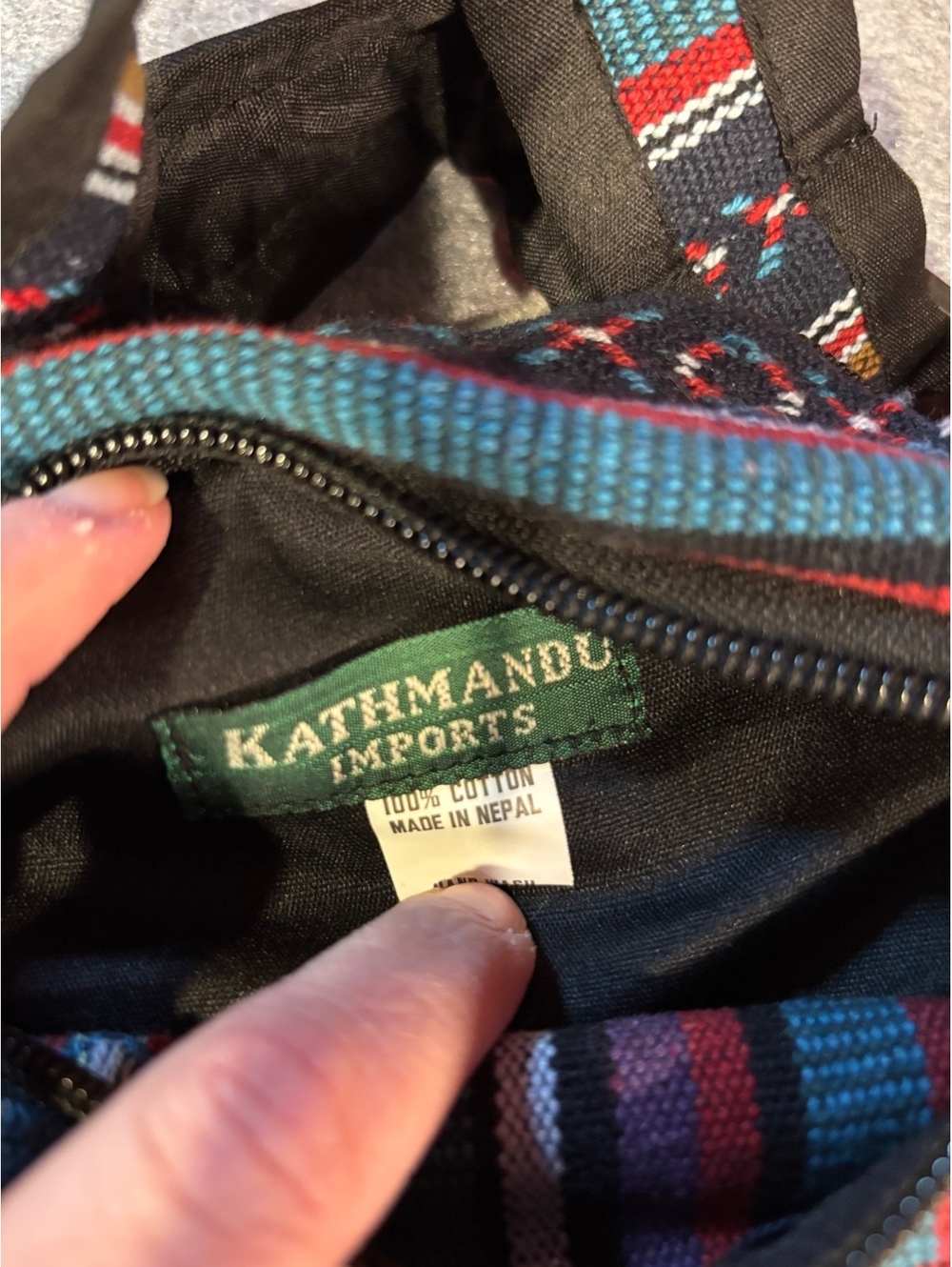 Kathmandu Imports Colorful Woven Sun Face Fanny Pack
